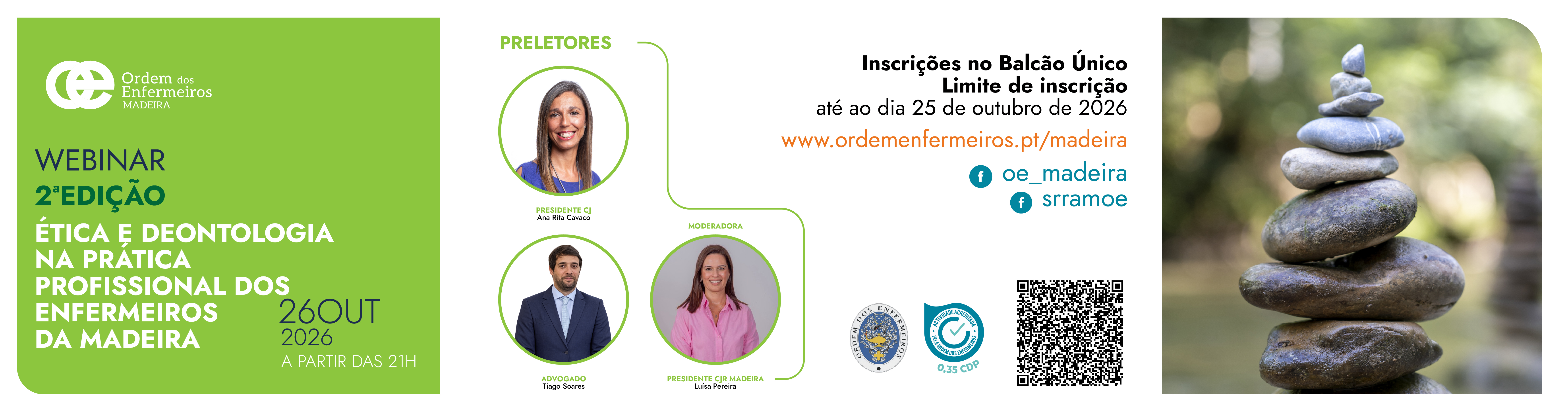 2.ª edição do webinar «Ética e Deontologia na Prática Profissional dos Enfermeiros da Madeira»